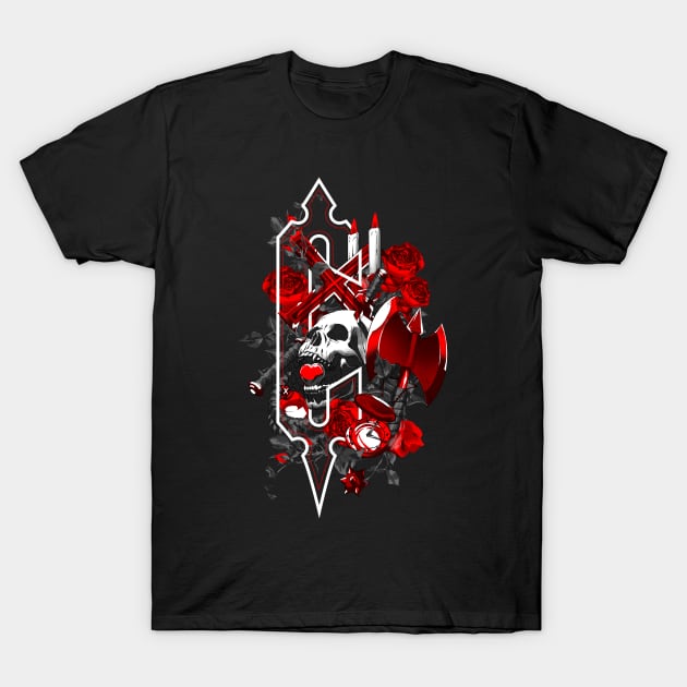 What a Horrible Night (Blood Red) T-Shirt by manoystee